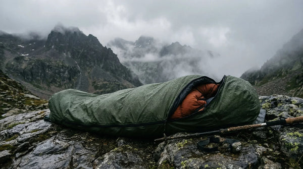Sac de couchage et humidité : sur-sac, duvet hydrophobe, membrane intégrée ou synthétique