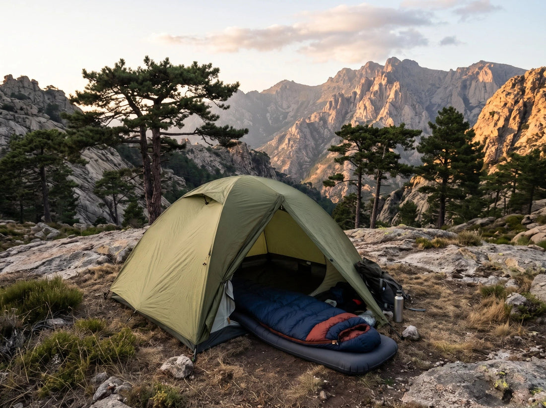 Sac de couchage pour le GR20 : températures et poids