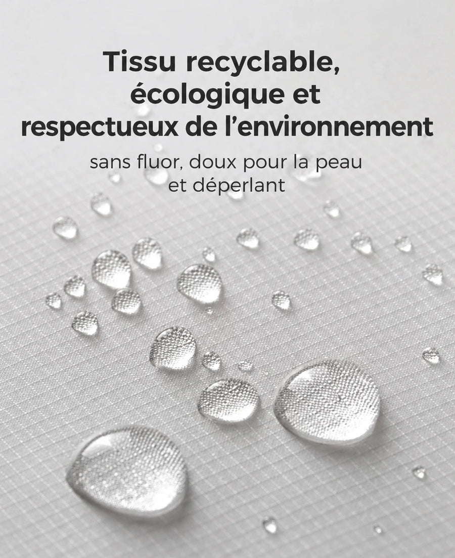 Certification GRS et tissu sans fluor : traçabilité matière vérifiable