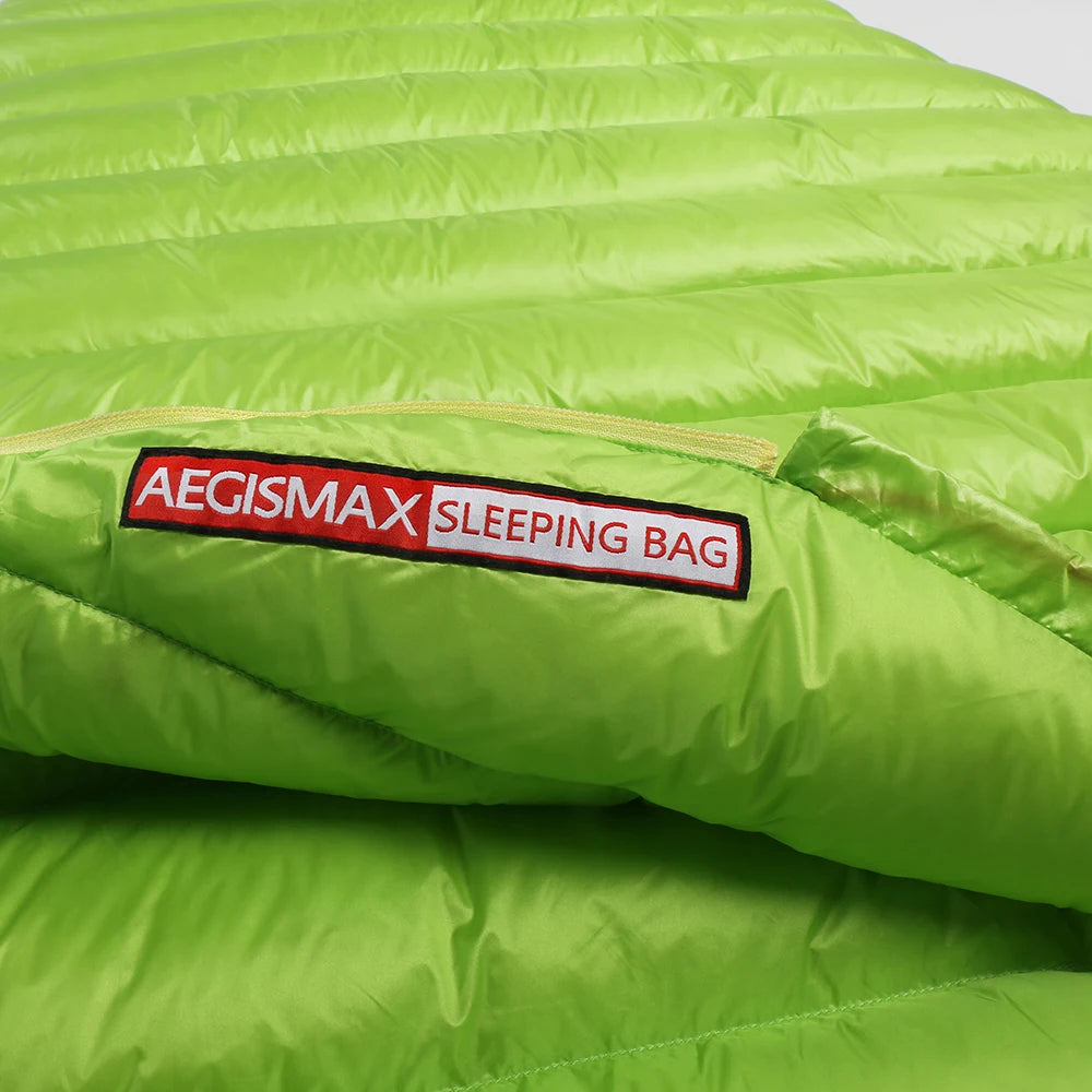 sac de couchage trekking 10 degrés duvet oie Aegismax MINI