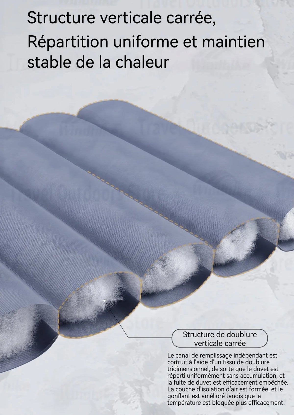 Sac de couchage duvet 5 degrés (4°C) | Naturehike AIR300
