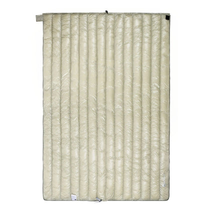 sac de couchage 10 degrés en duvet ultralight ouvert