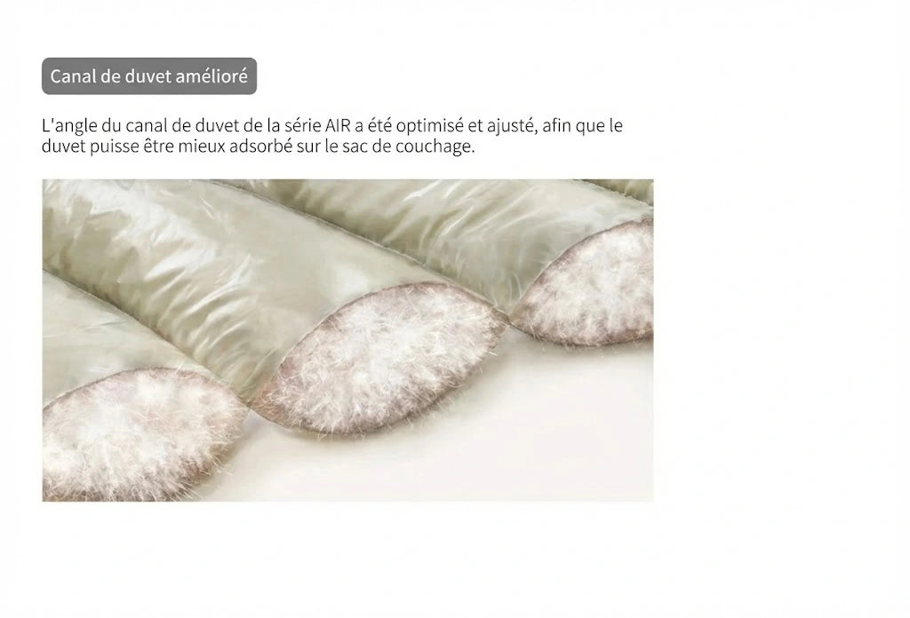 sac de couchage 10 degré ultra light 800 cuin Aegismax Air-E