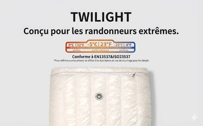 sac de couchage ultra light quilt 0°C trekking | Aegismax
